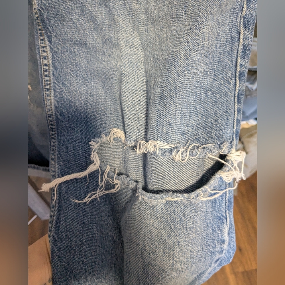 We The Free Denim High Rise Baggy Straight 31 - Picture 6 of 11